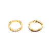 Secondhand Vintage 18K Yellow Gold Band Ring with Channel-Set Rubies - '80s
