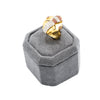 Secondhand Retro 18K Gold Cocktail Ring with Diamonds and Rubies - '40s