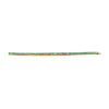 Secondhand Vintage 18K Gold Tennis Bracelet with 41 Natural Emeralds - '80s