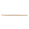 Secondhand Sapphire Line Bracelet in 18K Yellow Gold - '80s