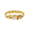 Secondhand Retro Diamond, Ruby & Gold Cover Watch Bracelet – '40s