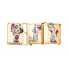 Secondhand Extraordinary French Gold Bracelet with Gem-Set Panels - '40s