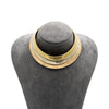 Secondhand Tri-Color 18k Gold Tubogas Necklace - '80s