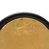 Chanel Resin and Gold Plated Mademoiselle Button Clip On Earrings Secondhand
