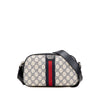 Gucci Small GG Supreme Textured Dollar Calfskin Web Ophidia Camera Bag Secondhand