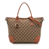 Secondhand Gucci GG Canvas Heart Bit Satchel