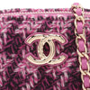 Chanel CC Tweed Houndstooth Clutch On Chain Secondhand
