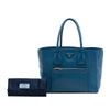 Prada Soft Calf Front Pocket Shopping Tote Secondhand