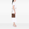Secondhand Fendi Small Zucchino Coated Canvas Charm Zip Crossbody