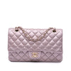 Chanel Medium Classic Iridescent Calfskin Double Flap Secondhand