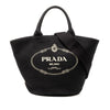 Prada Canvas Canapa Logo Satchel Secondhand