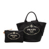 Prada Canvas Canapa Logo Tote Secondhand