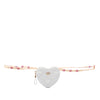 Dior DiorAmour Calfskin Cannage Caro Heart Pouch With Chain Secondhand