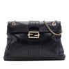 Fendi Leather Maxi Baguette Flap Bag Secondhand