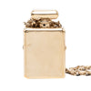 Chanel CC Gold Plated Perfume Bottle Locket Pendant Necklace Secondhand