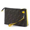 Fendi Zucca Coated Canvas Roma Amor Zip Pouch Secondhand