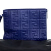 Fendi FF 1974 Embossed Leather Clutch Secondhand