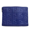 Fendi FF 1974 Embossed Leather Clutch Secondhand
