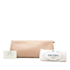 Prada Saffiano Lux East West Frame Clutch Secondhand