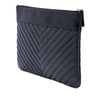 Chanel Medium Chevron Caviar Mademoiselle O Case Clutch Secondhand