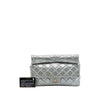 Chanel Quilted Metallic Lambskin Reissue 2.55 Roll Clutch Secondhand