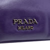 Prada Soft Calf Fold Over Shoulder Bag Secondhand