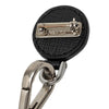 Prada Saffiano and Brass Robot Chain Brooch Secondhand