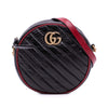 Gucci Mini GG Marmont Matelasse Leather Torchon Round Crossbody Secondhand