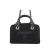 Chanel Small Canvas Deauville Bowling Bag Secondhand