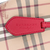 Burberry Haymarket Check Coated Canvas Lorne Bucket Bag Secondhand