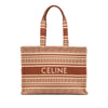 Celine Large Striped Canvas Cabas Thais Tote Secondhand