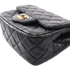Chanel Mini Square Classic Lambskin Pearl Crush Single Flap Secondhand