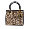 Dior Medium Pony Hair Leopard Print Lady Dior Secondhand