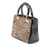 Dior Medium Pony Hair Leopard Print Lady Dior Secondhand