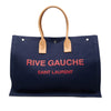 Saint Laurent Large Canvas Rive Gauche Tote Secondhand