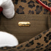 Fendi Mini Leopard Print Canvas Flap Crossbody Secondhand