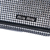Miu Miu Soft Nappa Crystal Embellished Wallet on Chain Secondhand