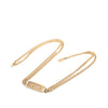 Chanel Gold Plated Strass Coco Double Chain Belt Secondhand