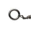 Chanel Silver Plated Crystal CC No. 5 Bow Charm Bracelet Secondhand