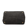 Prada Denim Canapa Logo Satchel Secondhand
