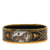Secondhand Hermès Wide Enamel Grand Apparat Horse Bangle