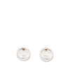 Chanel CC Brass Strass Push Back Earrings Secondhand