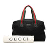 Gucci GG Canvas Web Travel Bag Secondhand