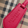 Burberry Haymarket Check Coated Canvas Lorne Bucket Bag Secondhand