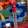 Fendi Small Velvet Embroidered Zucca Canvas and Leather Kan I Crossbody Secondhand
