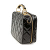 Chanel Quilted Patent Vanity Case Secondhand