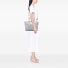 Burberry Elephant Embossed Calfskin Check Dewsbury Satchel Secondhand