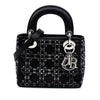 Secondhand Dior Mini Satin Cannage Strass Crystal Embellished Lady Dior