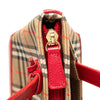 Burberry Haymarket Check Canvas Handbag Secondhand