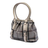 Burberry Small Smoke Check Coated Canvas Northfield Satchel Secondhand